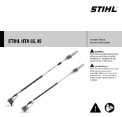 Stihl HTA 65 Product Instruction Manual