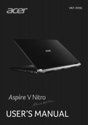Acer Aspire VN7-593G User Manual W10