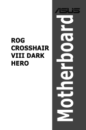 Asus ROG Crosshair VIII Dark Hero Users Manual English