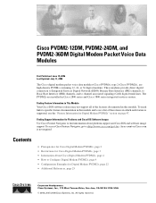 Cisco PVDM2 24DM User Guide