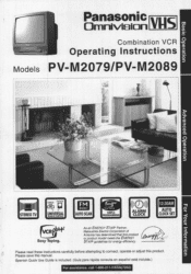 Panasonic PVM2089 PVM2079 User Guide