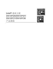 Intel D915PSY Simplified Chinese D915PGN Product Guide