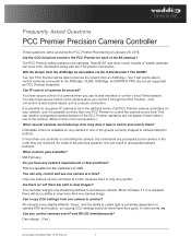 Vaddio PCC Premier FAQ PCC Premier