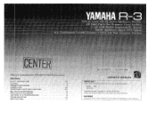 Yamaha R-3 Owner's Manual