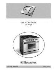 Electrolux E36GF76GPS Use and Care Manual