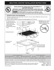 Frigidaire FPIC3095MS Installation Instructions (All Languages)