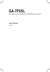 Gigabyte GA-7PXSL1 Manual