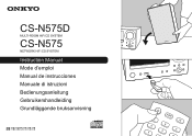 Onkyo CS-N575 Owners Manual - English/Spanish/French