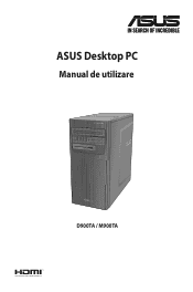 Asus ExpertCenter D9 Tower D900TA Users Manual for Romanian