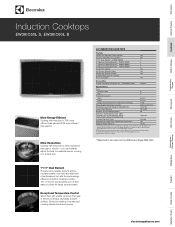 Electrolux EW36IC60LB Product Specifications Sheet (English)