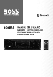 Boss Audio 609UAB User Manual in Spanish