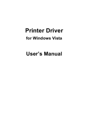 Kyocera KM-4800w KM-4800w Print Driver for Windows Vista User's Manual