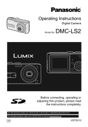 Panasonic DMC LS2 Digital Still Camera