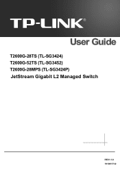 TP-Link T2600G-28MPS T2600G-28MPSUN V1 User Guide