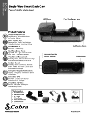 Cobra SC 100 Main Product Image DriveSmarter Apple CarPlay SC 100 Spec Sheet