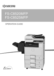 Kyocera FS-C8520MFP FS-C8520MFP/C8525MFP Operation Guide