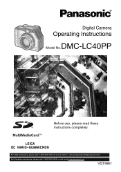 Panasonic DMC-LC40S Digital Still Camera