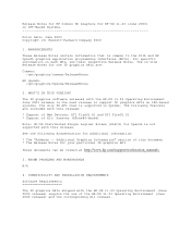 HP Workstation zx6000 HP Common 3D Graphics Release Notes for HP-UX 11.0 (September 2002) on IPF Based Systems