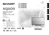 Sharp LC-70C6600U Setup Guide