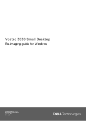 Dell Vostro 3030 Small Desktop Re-imaging guide for Windows