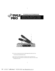 Pyle PDWM2300 PDWM3000 Manual 1