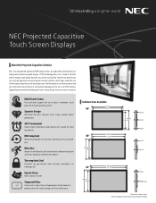 NEC OLP-554 Specification Brochure