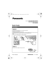 Panasonic KX-TGF373S KX-TGF37x Quick Guide