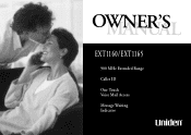 Uniden EXT1165 English Owners Manual
