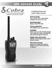Cobra MR HH450 DUAL MR HH450 DUAL Features & Specs