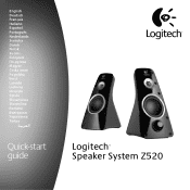 Logitech Z520 Quick Start Guide