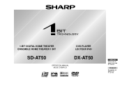 Sharp SD-AT50 SD-AT50DV | SYS-AT50DV Operation Manual