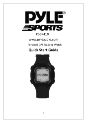Pyle PSGP410GN Quick Start Guide