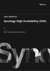 Synology RS4021xs Synology High Availability SHA User Guide for DSM 7.1