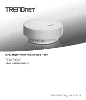 TRENDnet TEW-735AP Quick Installation Guide