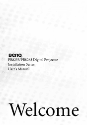 BenQ PB8263 User Manual