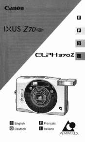Canon ELPH 370Z Manual