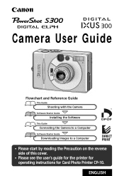 Canon PowerShot S300 PowerShot S300 Camera User Guide