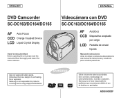 Samsung SCDC164 User Manual (ENGLISH)