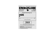 Frigidaire FFRA0822R1 Energy Guide