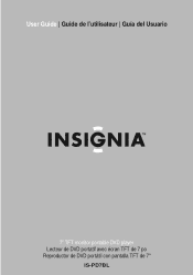 Insignia IS-PD7BL User Manual (English)
