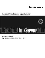 Lenovo ThinkServer RS210 Installation and User Guide (Italian)