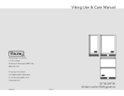 Viking VRCO1240DRSS Use and Care Manual