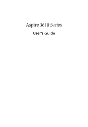 Acer Aspire 3610 Aspire 3610 User's Guide