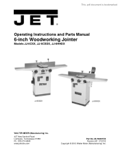 JET Tools JJ-6HHDX User Manual
