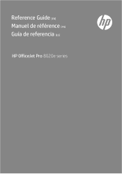 HP OfficeJet Pro 8020e Reference Guide