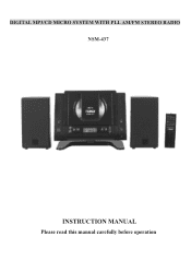 Naxa NSM-437 NSM-437 English Manual