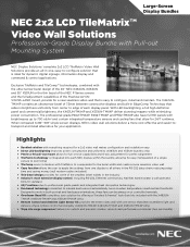 NEC P552-TMX4P Specification Brochure