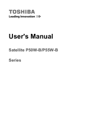 Toshiba Satellite P50W-B PSVP2C-001001 Users Manual Canada; English