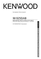 Kenwood M-925DAB-S Operation Manual