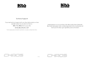 Boss Audio CH12DVC User Manual